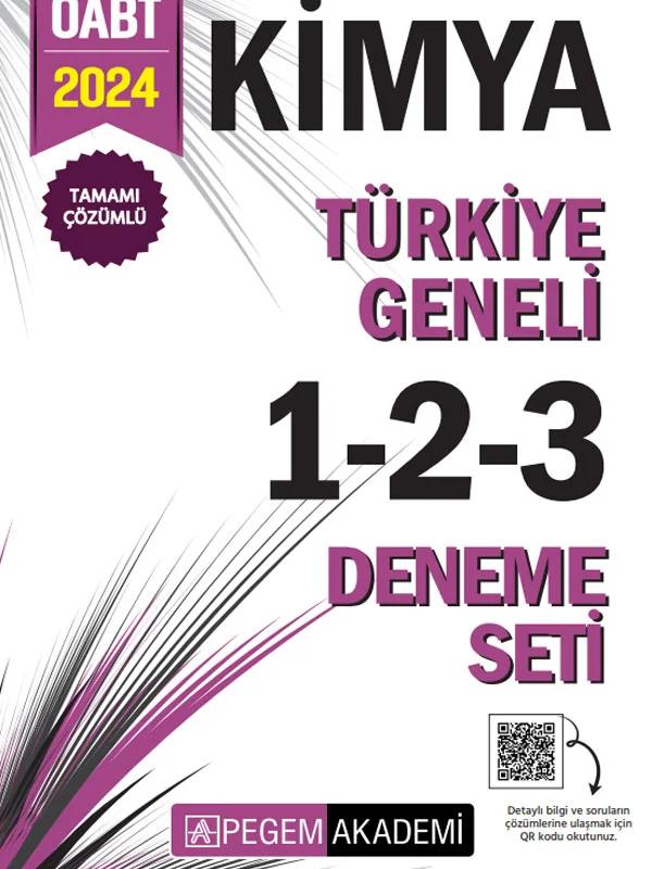 2024 KPSS ÖABT Kimya Tamamı Çözümlü Türkiye Geneli 1-2-3 (3'lü Deneme Seti)