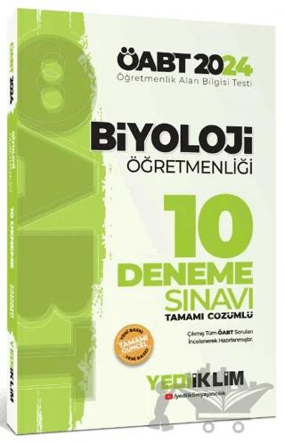 2024 ÖABT Biyoloji Öğretmenliği Tamamı Çözümlü 10 Deneme Sınavı