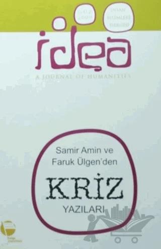 İdea Sayı Cilt:1 Sayı: 2 İnsan Bilimleri Dergisi / A Journal Of Humanities