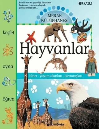 Merak Kütüphanesi - Hayvanlar – Elisa Prati – Boyut Yayın Grubu kitap kapağı