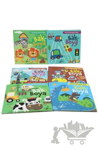 Örneğe Bak ve Boya Seti - 6 Kitap