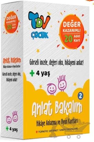 Anlat Bakalım 2 Hikaye Anlatma ve Oyun Kartları Değer Kazanımlı 20 Kart – Kolektif – Türkiye Diyanet Vakfı Yayınları kitap kapağı