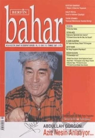 Berfin Bahar Aylık Kültür, Sanat ve Edebiyat Dergisi Sayı: 113