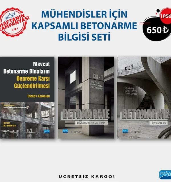 MÜHENDİSLER İÇİN KAPSAMLI BETONARME BİLGİSİ SETİ