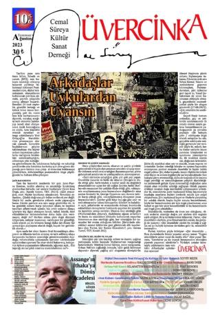 Üvercinka Dergisi: 105 - 106 Temmuz - Ağustos 2023