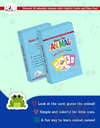 Guess The Animal! (18 Cards) – Kolektif – MuseKids kitap kapağı