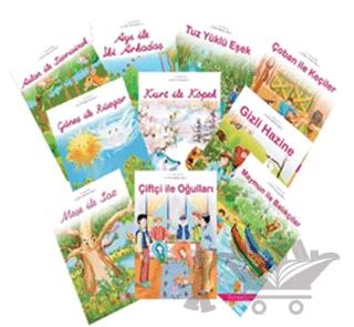 Ezop Masalları (10 Kitap, El Yazılı)
