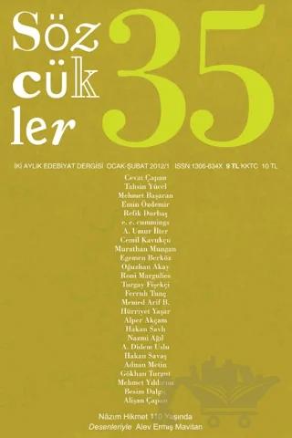Sözcükler Dergisi Sayı: 35 Ocak - Şubat 2012