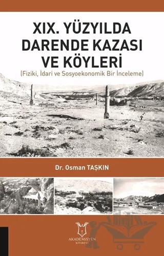 19. Yüzyılda Darende Kazası ve Köyleri