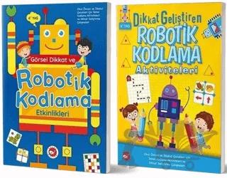 6+ Yaş İçin Temel Robotik Kodlama Aktiviteleri Seti (2 Kitap Takım)