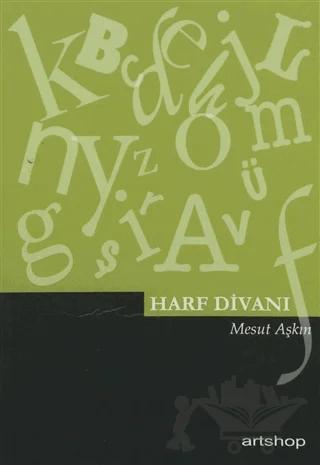 Harf Divanı – Mesut Aşkın – Artshop Yayıncılık kitap kapağı