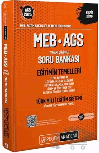 2025 MEB-AGS Soru Bankası Eğitimin Temelleri-Türk Milli Eğitim Sistemi-Temel Kavram-Eğitimin Amacı ve İşlevi-Eğitimin Kuram Temelleri