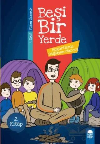 Böğürtlenle Başlayan Macera - Beşi Bir Yerde 2. Kitap (4. Sınıf) – Vildan Özdemir – Mavi Kirpi Yayınları kitap kapağı