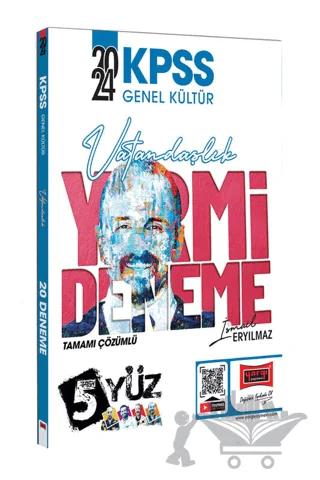 2024 KPSS 5Yüz Ekibi Vatandaşlık Tamamı Çözümlü 20 Deneme