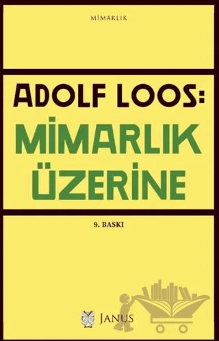 Mimarlık Üzerine – Adolf Loos – Janus kitap kapağı