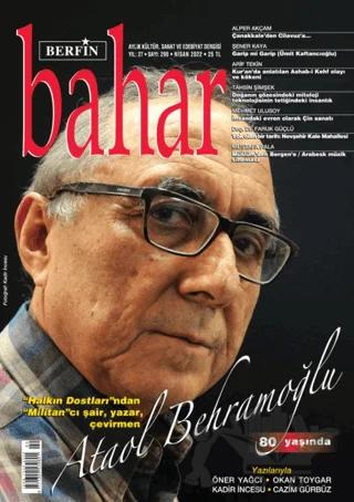 Berfin Bahar Aylık Kültür Sanat ve Edebiyat Dergisi : 290 Nisan 2022