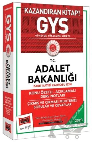 Yargı Yayınları 2023 Adalet Bakanlığı Zabıt Katibi Kadrosu İçin Konu Özetli Açıklamalı Ders Notları Çıkmış ve Çıkması Muhtemel Sorular ve Cevaplar