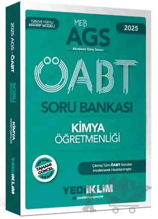 2025 MEB AGS ÖABT Kimya Öğretmenliği Soru Bankası
