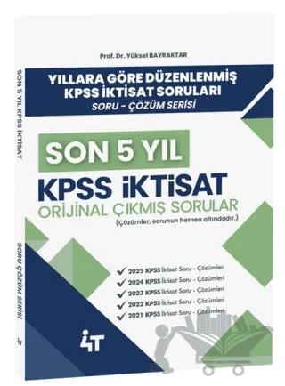 2026 KPSS A Grubu İktisat Orijinal Çıkmış Sorular Son 5 Yıl Çözümlü
