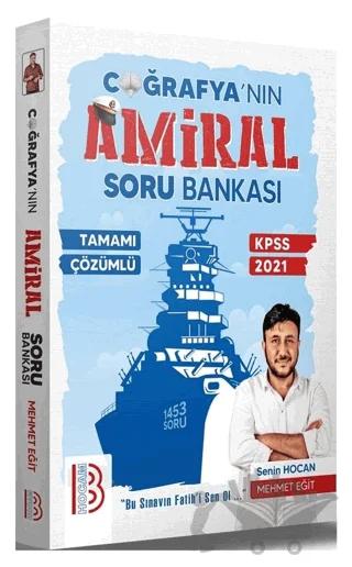 2021 KPSS Tamamı Çözümlü Amiral Coğrafya Soru Bankası
