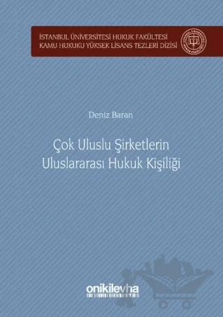 Çok Uluslu Şirketlerin Uluslararası Hukuk Kişiliği
