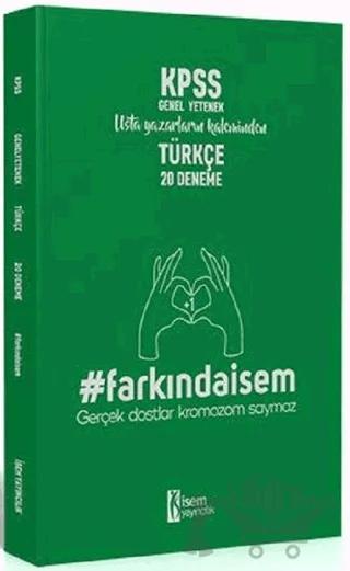 2020 KPSS Farkındaİsem Genel Kültür Türkçe 20 Deneme