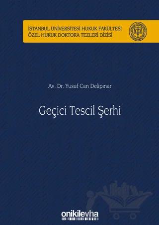 Geçici Tescil Şerhi – Yusuf Can Delipınar – On İki Levha Yayınları kitap kapağı