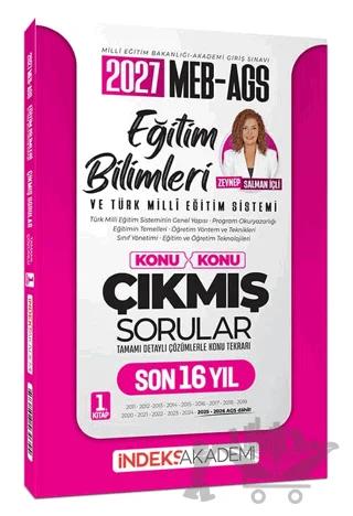 2027 MEB-AGS Eğitim Bilimleri ve Türk Milli Eğitim Sistemi Çıkmış Sorular Son 16 Yıl 1. Kitap