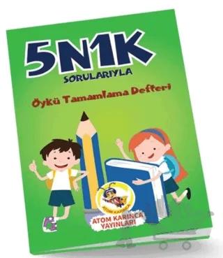 1. Sınıf 5N1K Sorularıyla Öykü Tamamlama Defteri - 1