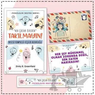 Çocuklar İçin Psikolojik Destek Serisi - Çocuklarda Obsesif Kompulsif Kişilik Bozukluğu - Kartpostal ve Ayraç