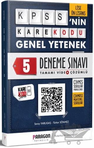 2022 KPSS Lise Ön Lisans KareKod Genel Yetenek 5 Deneme Çözümlü