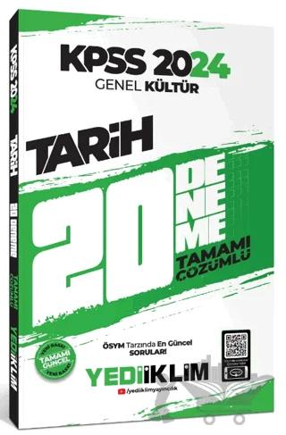 2024 KPSS Genel Kültür Tarih Tamamı Çözümlü 20 Deneme