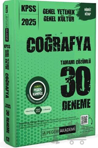 2025 KPSS Genel Yetenek Genel Kültür Coğrafya Tamamı Çözümlü 30 Deneme