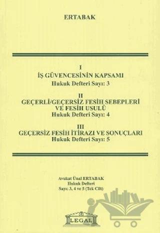 Hukuk Defteri Sayı: 3-4-5 (Tek Cilt)
