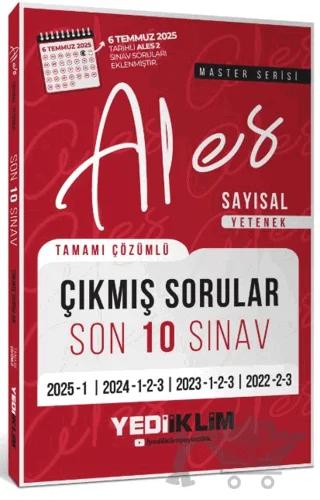 ALES Master Serisi Sayısal Yetenek Tamamı Çözümlü Son 10 Sınav Çıkmış Sorular