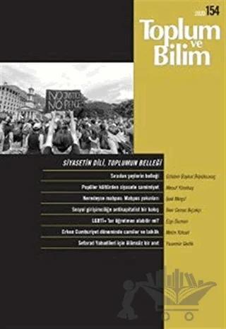 Toplum ve Bilim Dergisi Sayı: 154