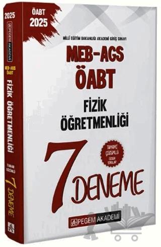 2025 MEB AGS ÖABT Fizik Öğretmenliği Tamamı Çözümlü 7 Deneme