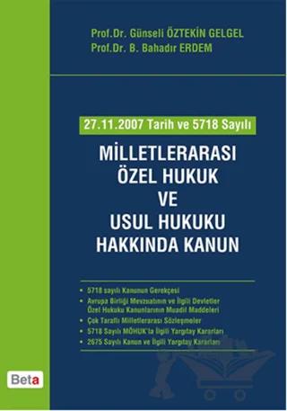 Milletlerarası Özel Hukuk ve Usul Hukuku Hakkında Kanun