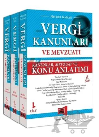 Vergi Kanunları Mevzuatı Seti (3 Kitap Takım)