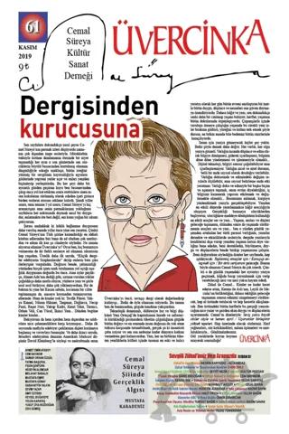 Üvercinka Dergisi Sayı: 61 Kasım 2019