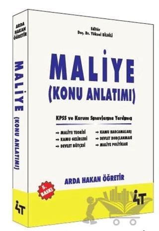 Maliye Konu Anlatımı KPSS ve Kurum Sınavlarına Yardımcı