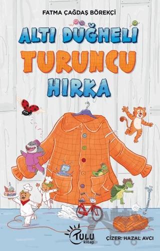 Altı Düğmeli Turuncu Hırka