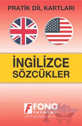Pratik Dil Kartları - İngilizce Sözcükler – Şükrü Meriç – Fono Yayınları kitap kapağı