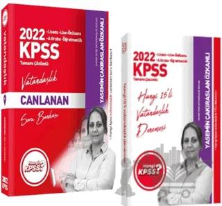 2022 Hangi KPSS Vatandaşlık Soru + Çözümlü 15 Deneme 2'li Set