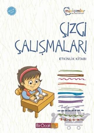 Çizgi Çalışmaları Etkinlik Kitabı (48 Ay ve Üzeri) - Mavi Çember Okul Öncesi Eğitim