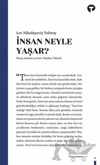 İnsan Ne İle Yaşar?