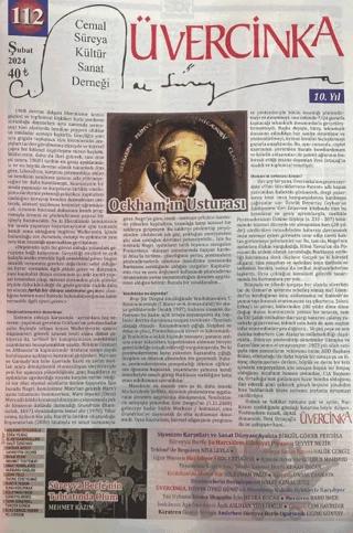 Üvercinka Dergisi Sayı: 112 Şubat 2024