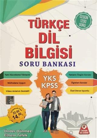 YKS KPSS Türkçe Dil Bilgisi Soru Bankası