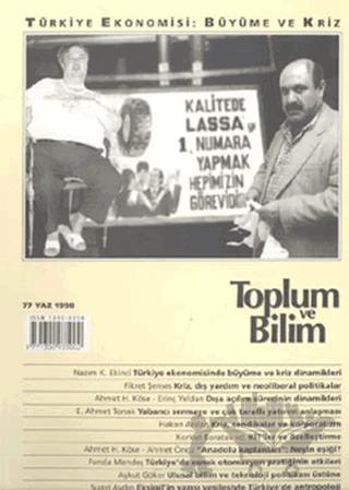 Toplum ve Bilim Sayı: 77