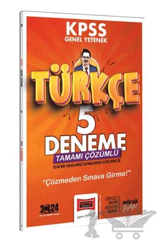 2024 KPSS Genel Yetenek Türkçe Tamamı Çözümlü 5 Deneme